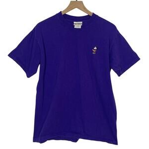 Vintage Disney World T-Shirt Small Purple Minnie Mouse Embroidered Top Kidcore